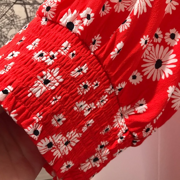 RIXO for Target Red Daisy Floral Swing Dress - Picture 3 of 13